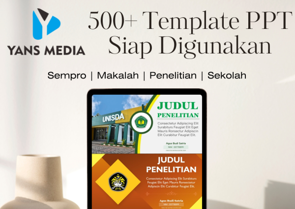500+ Template PPT Siap Digunakan